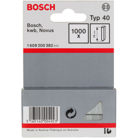 Bosch Stift Typ 40 19 mm 1000 Stk