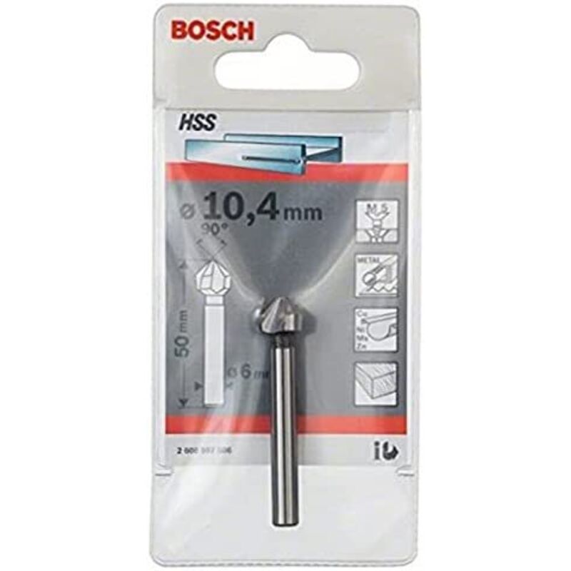 Bosch - 2 608 597 506 - Svasatori conici - 10,4, m 5, 50 mm, 6 mm (confezione da 1)