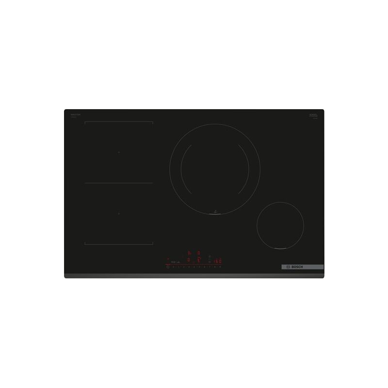 Bosch - Serie 6 PVS831HC1H plaque Noir Intégré 80 cm Plaque avec zone à induction 4 zone(s)