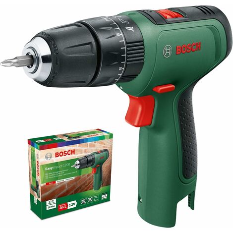 Bosch taladro percutor a batería EasyImpact 1200 (sin batería, sistema de 12 V, Ø de taladro en madera 20 mm)
