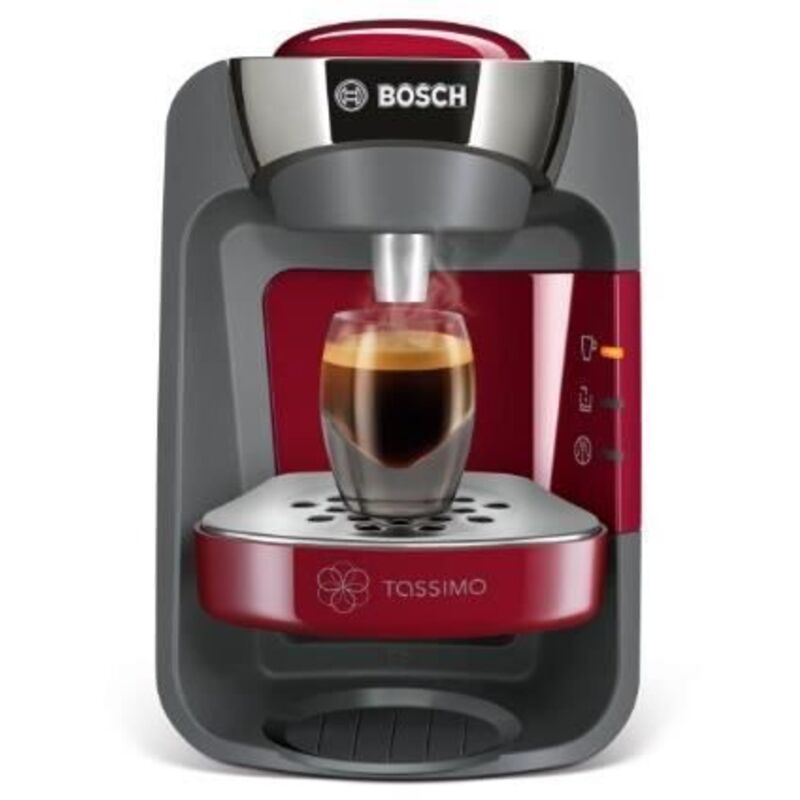 Bosch - Tas3203 Cafetera Eléctrica En Oferta Bosch - 3.3 Bar 1300W Cafetera De Cápsulas Rojas - Tas3203