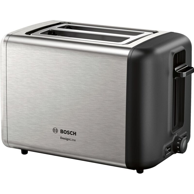 Bosch - Grille-pain TAT3P420 2 tranches 970 w Noir, Acier inoxydable