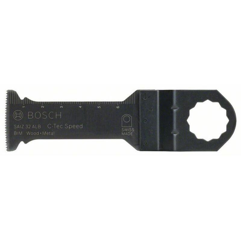 Image of Bosch - bim Tauchsägeblatt saiz 32 alb, Wood and Metal, 70 x 32 mm 2608662316