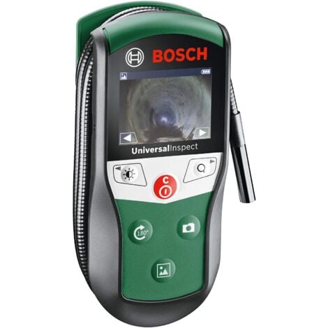 Bosch Telecamera da ispezione UniversalInspect (Ø 8 mm telecamera con endoscopio per immagini a colori di alta qualità con lunghezza flessibile da 0,95 m e funzione di memorizzazione integrata)