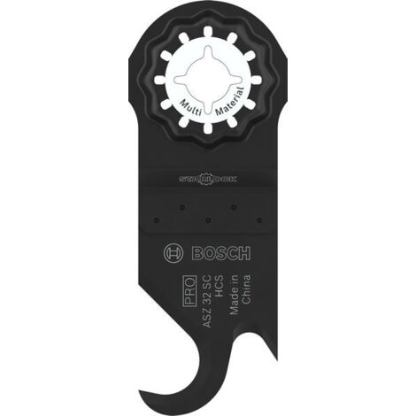 Bosch Teppichmesser PRO ASZ 32 SC STARLOCK 1 Stück für Dachfilz, Teppich