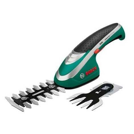 Bosch – Tondeuse à gazon Isio – Batterie Lithium-ion 3,6V 1,5Ah – Autonomie 50 min – Système anti-blocage – Lame 12 cm pour arbustes