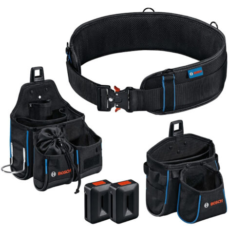 BOSCH PROFESSIONAL BOSCH Tool Bag Combi-kit : 1 Cinturón 108 + 2 GWT 2-4 + 2 Soporte Proclick - Talla L/XL - 1600A0265R