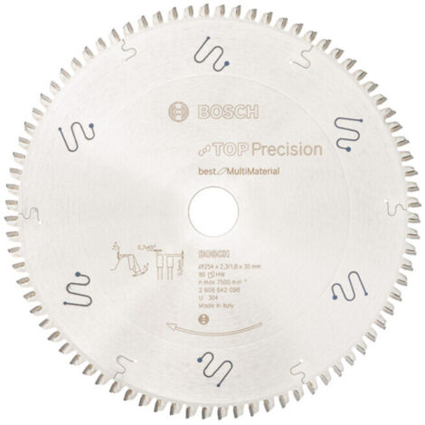 Bosch Top Precision Best for Multi Material mitre saw blade 254x30 mm multi material