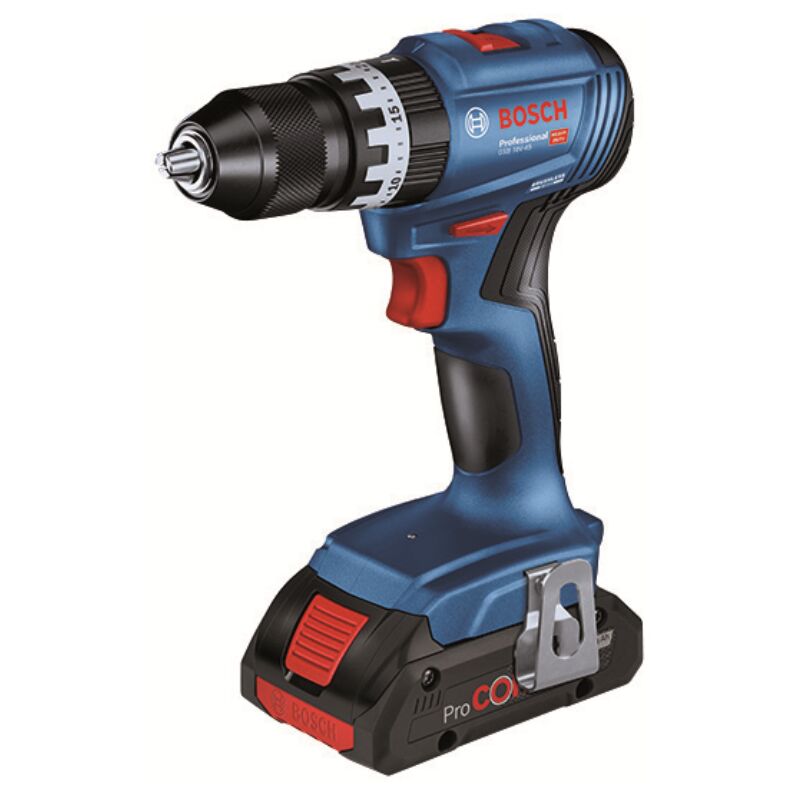 Bosch trapano avvitatore con percussione gsb 18v-45 3 batterie 4,0 ah in l-case - Bosch
