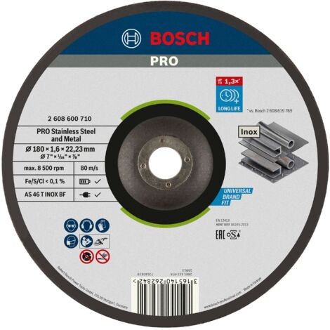 Bosch Trennscheibe gekröpft Expert for Inox - Rapido AS 46 T INOX BF 180 mm 1,6 mm 25 Stk