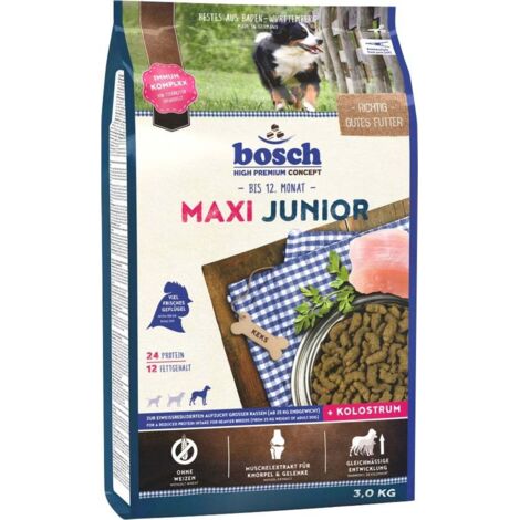 Bosch Trockenfutter für große Hunde Maxi Junior 3 kg Trockenfutter