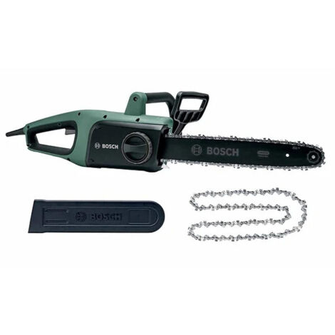 Bosch – Tronçonneuse électrique filaire 1800W – Vitesse chaîne 12 m/s – Longueur guide 35 cm – Pour bois dur – 6008B8304