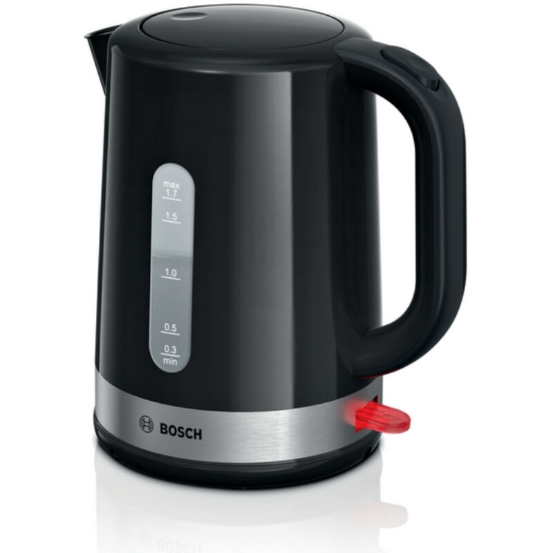 Bosch - TWK6A513 bollitore elettrico 1,7 l 2200 w Nero, acciaio inox