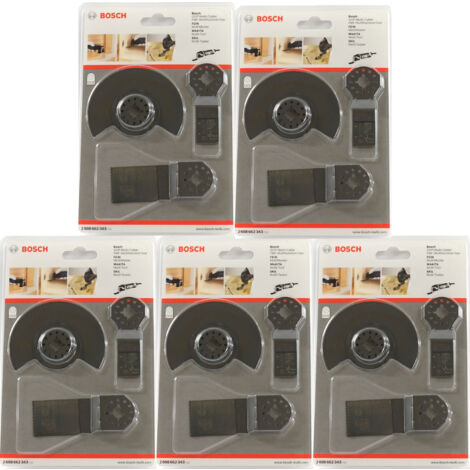 Bosch Universal-Set, 3-teilig, für Multi-Cutter OIS, VE5 mit OIS Aufnahme ohne STARLOCK