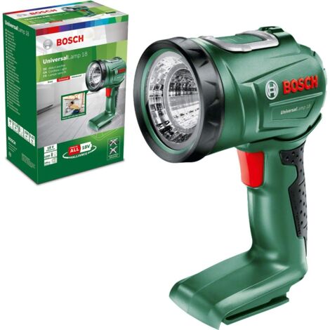 Bosch UniversalLamp 18 Linterna a batería, sin batería, sistema de 18 voltios, en caja de cartón