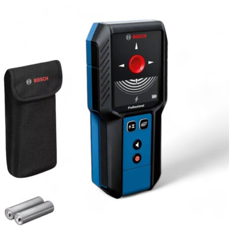 BOSCH PROFESSIONAL Ortungsgerät GMS 120-27 mit Tasche 2 x 1,5 V LR6-Batterie (AA)