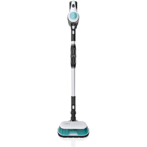 Bosch Unlimited 7 ProHygienic Aqua BCS71HYG2 Scopa Elettrica Lavapavimenti 2 in 1 Senza Fili, Spazzola DynamicAqua 2in1, Spazzola Tradizionale, Bianco