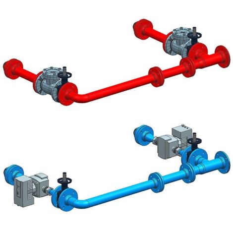 BOSCH Unterkomponente Kaskade DN50/65-Pumpe 2x150KW V2, 7736606052