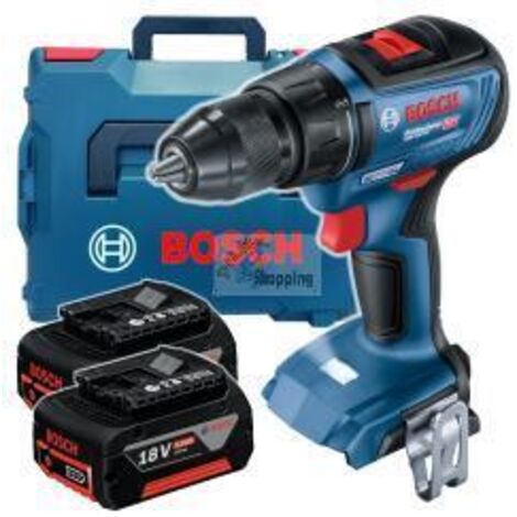 Bosch Utensili - Avvitatore a batteria 18V, 2 batterie da 5,0 Ah, caricabatterie 06019H5001
