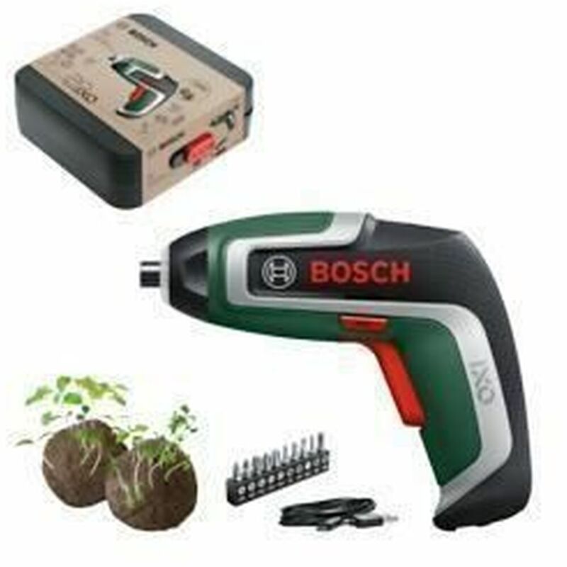 Bosch - Utensili - Avvitatore a batteria 3,6V con accessori, cavo usb 06039E0009