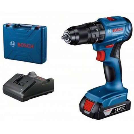 Bosch Utensili - Avvitatore a percussione a batteria 18 V, 1x batteria da 2,0 Ah, caricabatterie 06019K3101