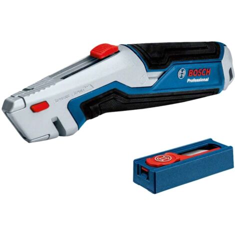 Bosch Utensili - Coltello a lama retrattile, comprese lame di ricambio 1600A027M5