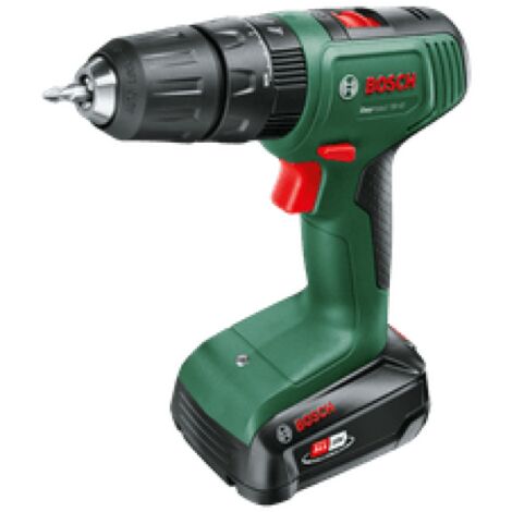 Bosch Utensili - Trapano avvitatore a percussione AKU da 18 V, 1 batteria Li-Ion da 1,5 Ah, caricabatterie 06039D8101