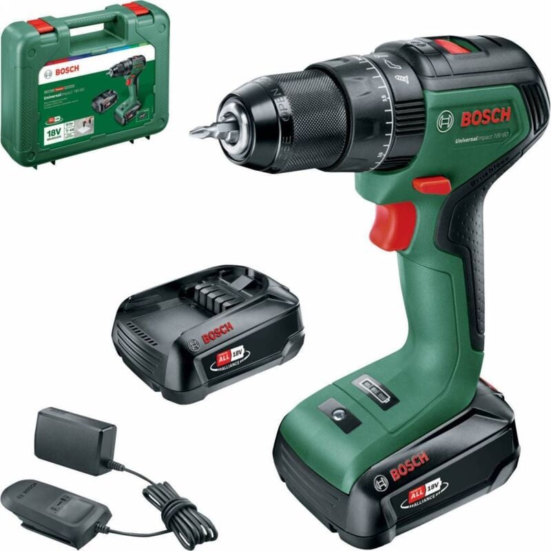 Marca - Bosch-v 18vp trap. 2 batt.2ah universal impact
