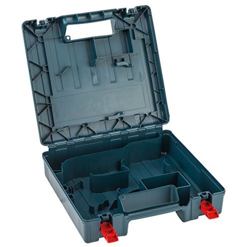 Valigia in plastica per utensili a batteria, blu, 114 x 388 x 356 mm