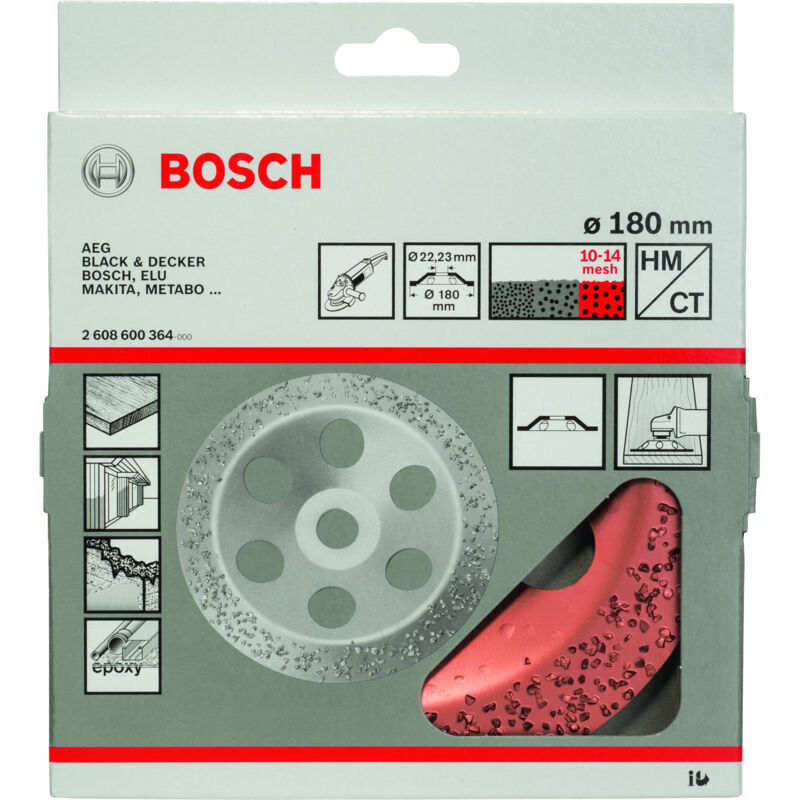 

BOSCH 2608600364 Vaso de amolar de metal duro Basto