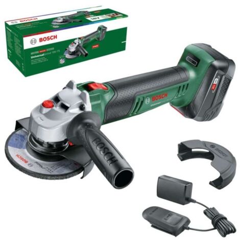 Bosch Werkzeug - 18V Akku-Winkelschleifer 125 mm, 1x 4,0 Ah Li-Ion Akku, Ladegerät 06033E5004