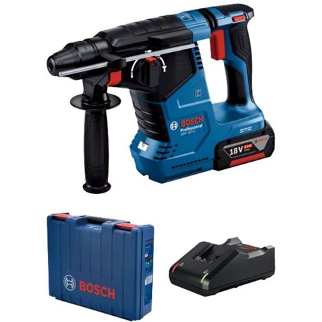 Bosch Werkzeug - Akku-Bohrhammer 18V, 1 x 5,0 Ah Akkus, Ladegerät 0611923022