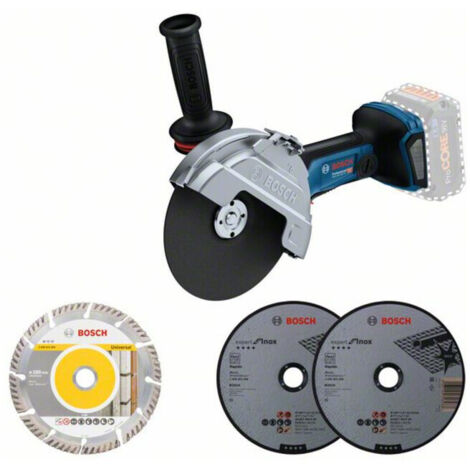 Bosch Werkzeug - Akku-Winkelschleifer, 18V, 180 mm, ohne Akku und Ladegerät 06019H6E01