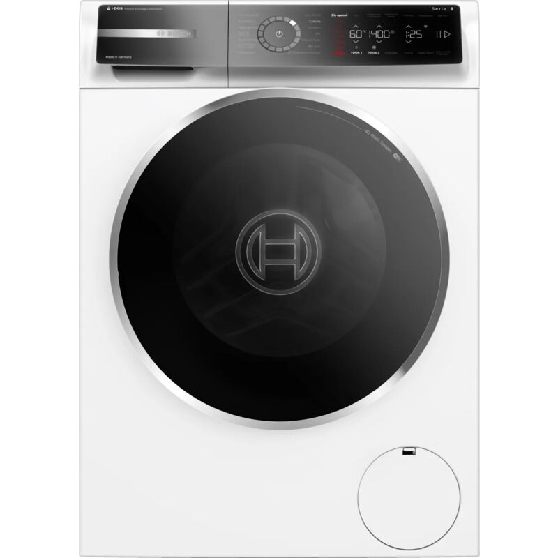 Bosch Serie 8 WGB254A1IT. Tipo di carica: Caricamento frontale. Capacità cestello: 10 kg, Classe di efficienza della centrifuga: B, Silenziosità