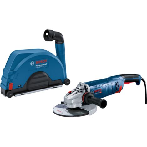 Bosch Winkelschleifer-Set  GWS 24-230 JZ + Absaughaube GDE 230 FC-S