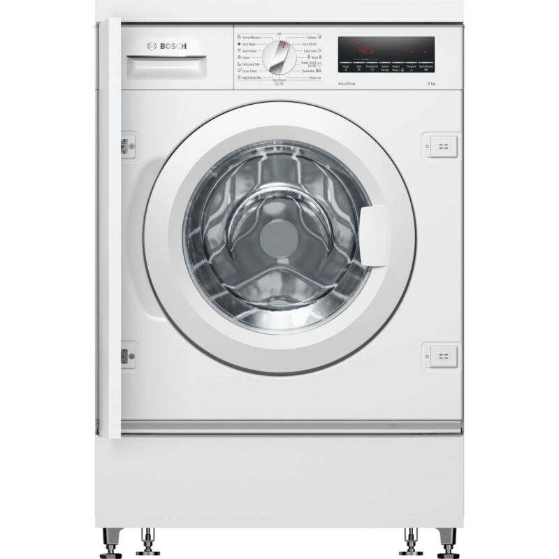 Bosch Serie 8 WIW28542EU Lavatrice a carica frontale da incasso 8kg 1400g/min Bianco Classe C. Tipo di carica: Caricamento frontale. Capacità