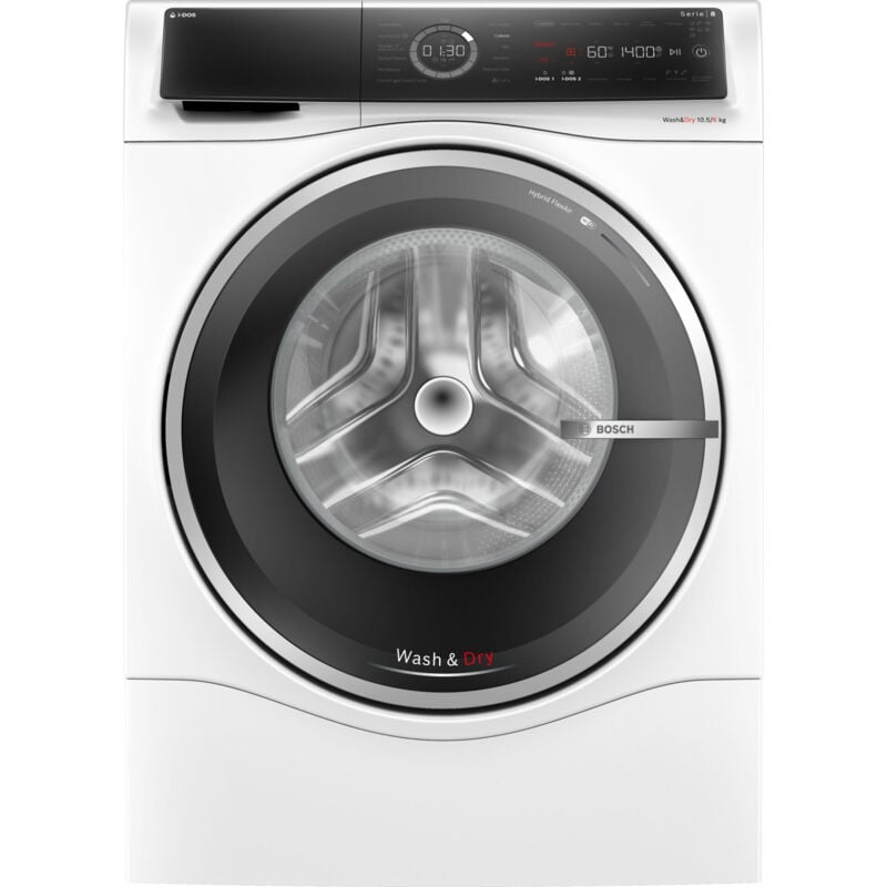 Bosch - WNC254A0IT Serie 8 Lavasciuga 10.5/6 kg 1400 rpm Classe d /a