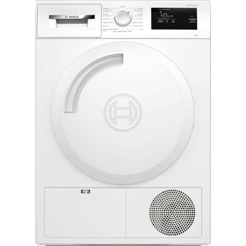 Image of Bosch Serie 4 WTH83057II Asciugatrice a pompa di calore 7 kg Classe A+. Posizionamento dell'apparecchio: Libera installazione, Tipo di carica: