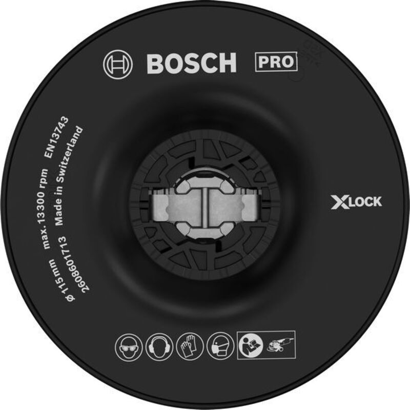 Bosch PRO Function cutting/grinding PRO Backing Pad Hard 115mm X-Lock 2608601713