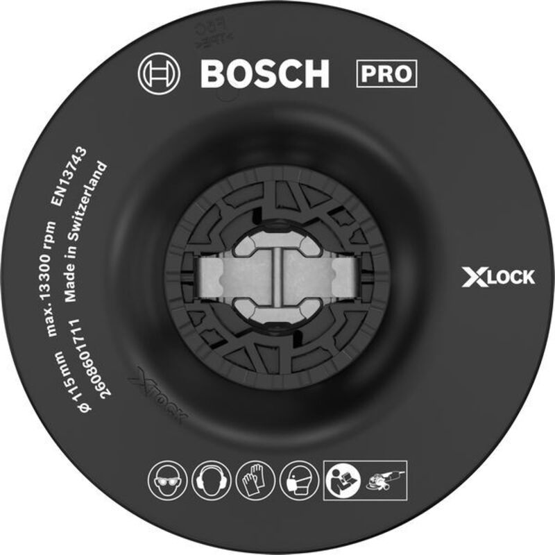 Bosch PRO Function cutting/grinding PRO Backing Pad Soft 115mm X-Lock 2608601711