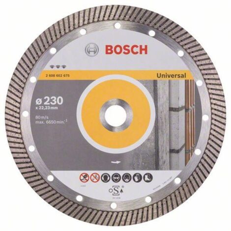 Bosch Zubehör - Diamanttrennscheibe für Baustoffe 230x22,23 mm 2608602675
