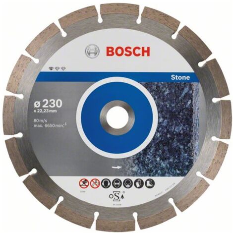 Bosch Zubehör - Diamanttrennscheiben-Set für Stein 230x22,23 mm, 10-tlg. 2608603238