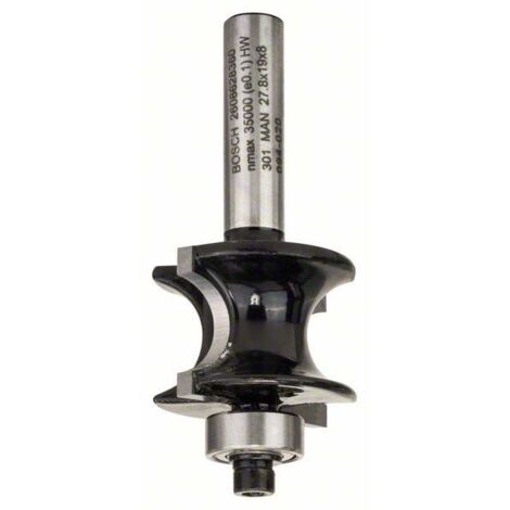 Bosch Zubehör - Kantenformfräser für Holz, 27,8x63 mm 2608628360