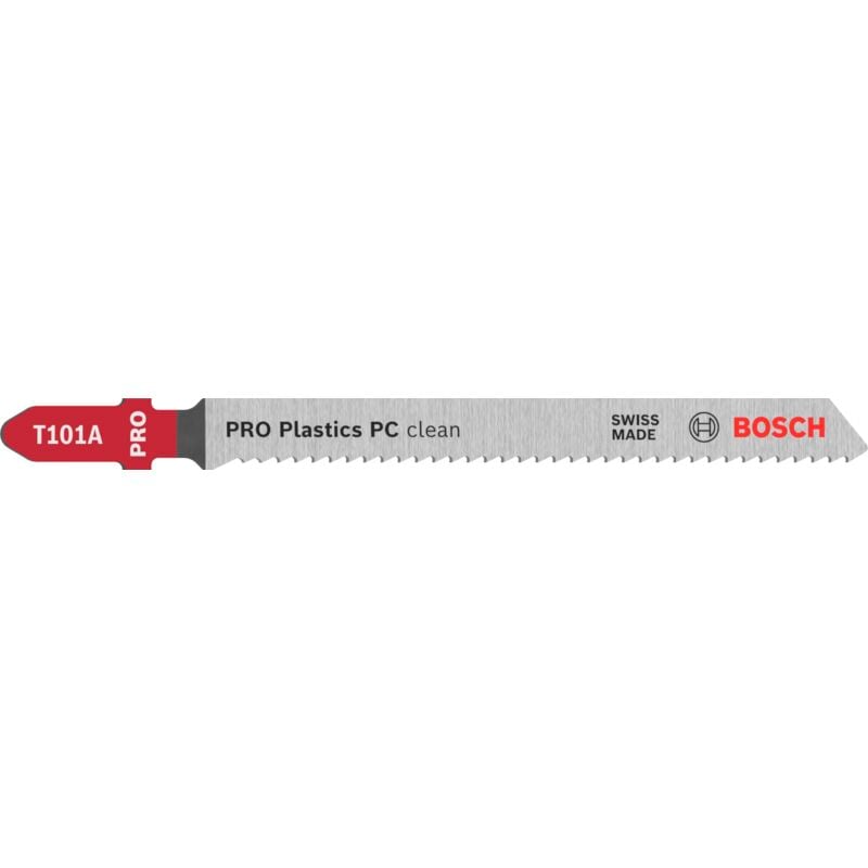 Image of Bosch Professional 3x Lame per seghetto alternativo Expert T 101 A Special for Acrylic (per Fogli di plastica e policarbonato, accessorio Seghetto