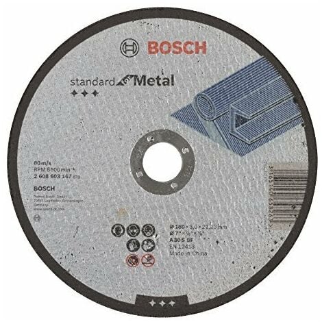 Disque à découper les métaux 115X2,5X22,23Mm Standard Bosch Accesories