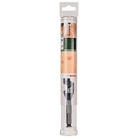 Bosh 2609255253 - Punta del trapano a trivella per legno con punto filettato di autotaglio, diametro 26 mm
