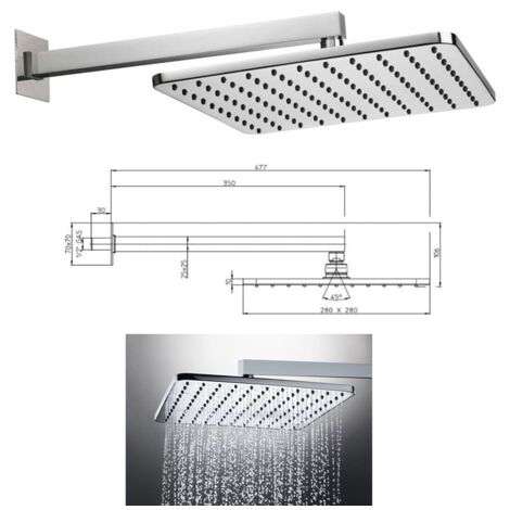 Grohe 27134000 Rainshower Cosmopolitan Soffione Doccia, 4 Getti, Cromo