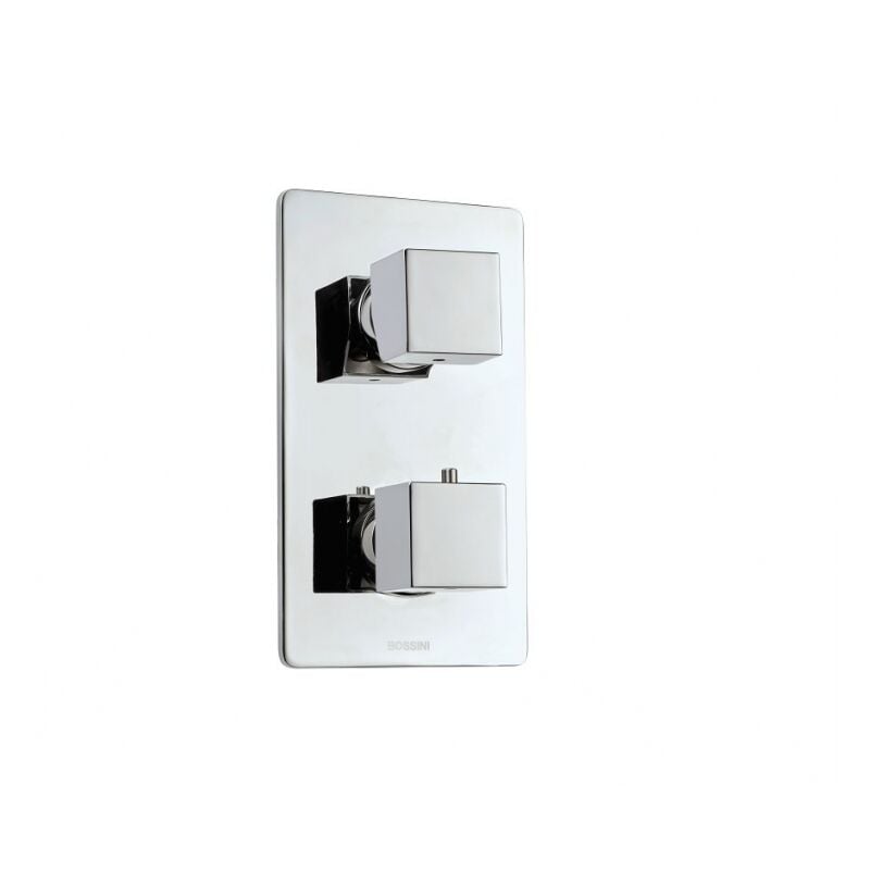 Mélangeur de douche thermostatique chrome 2/3/4/5 voies Bossini Cube - Standard