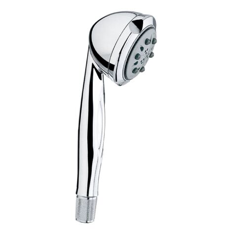 Bossini Miki douchette a' main 5 jets chrome'e pour cabine de douche baignoire 1/2 raccordement gaz avec syste'me "Easy-Clean"