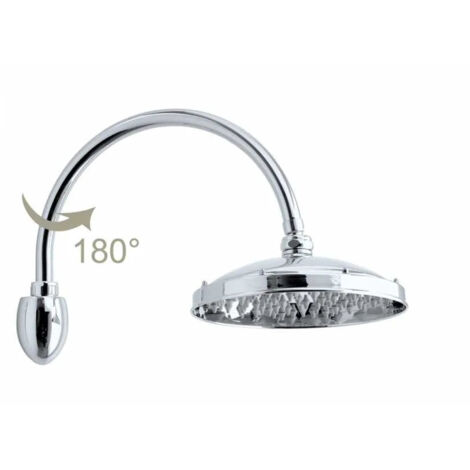 Bossini - Soffione 230 Mm Con Braccio Ad Arco 180°